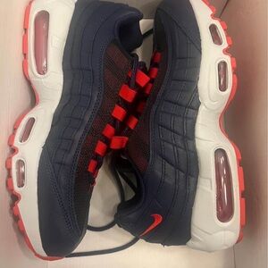 Nike Air Max 95 Navy Red Sneakers